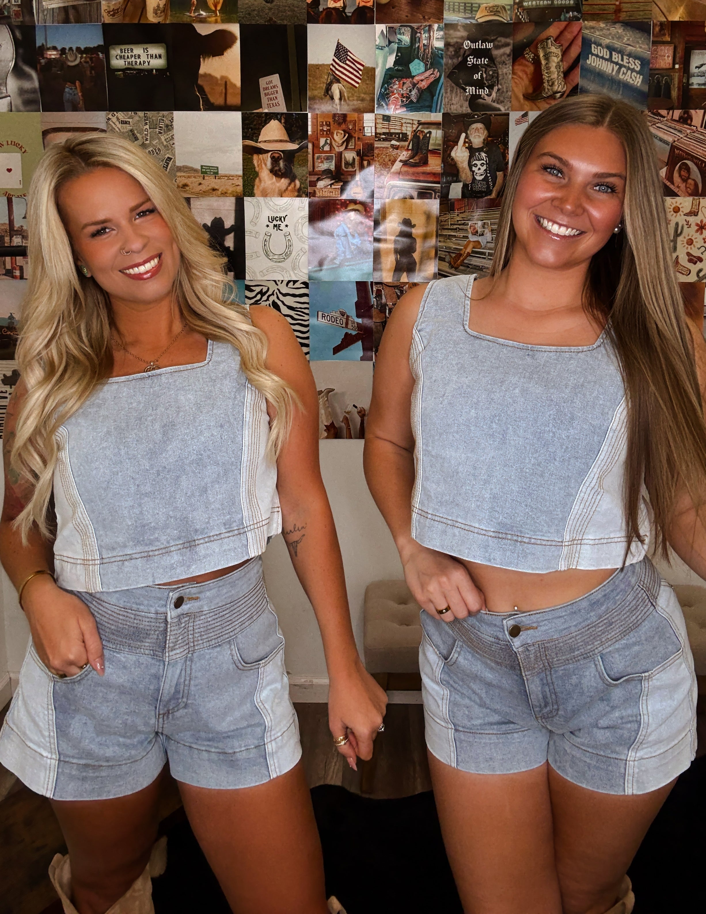 The Retro Denim Bottoms
