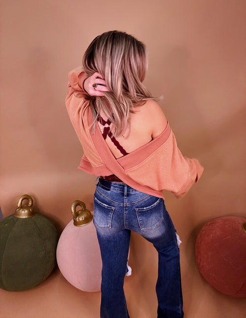 Cut it out top- Terracotta