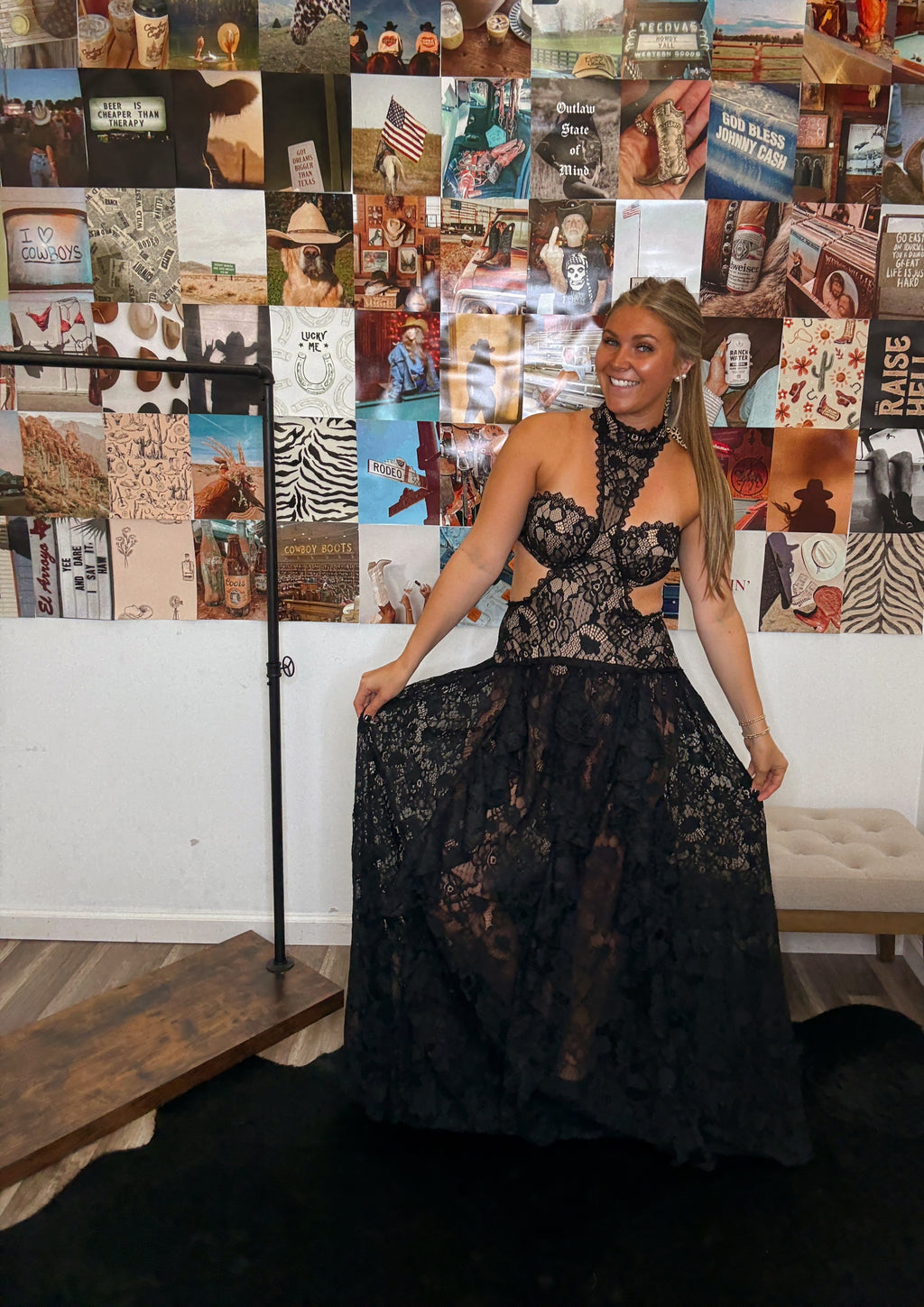 The Outlaw Dress- Black