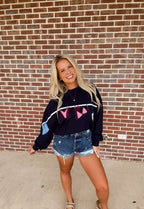 The Pool Side Pullover- Navy