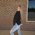 The Caroline Stitch Top- Black