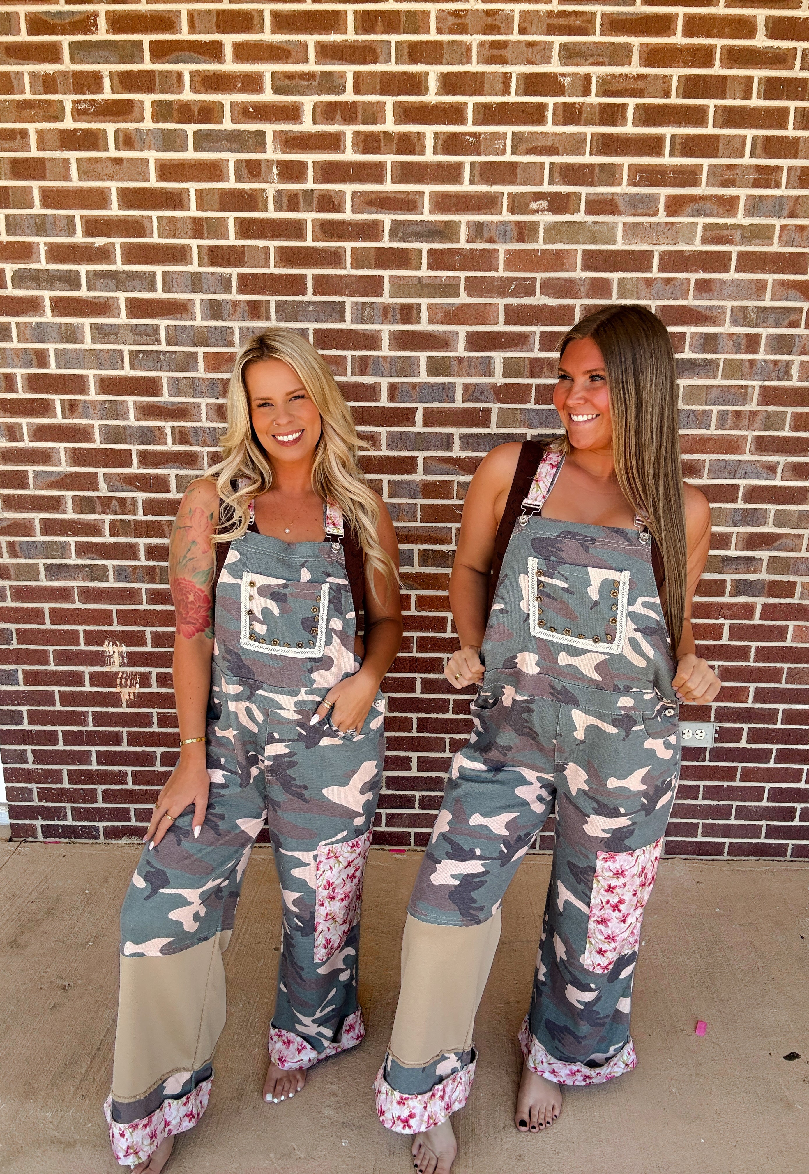 The Patchwork Camo Overalls