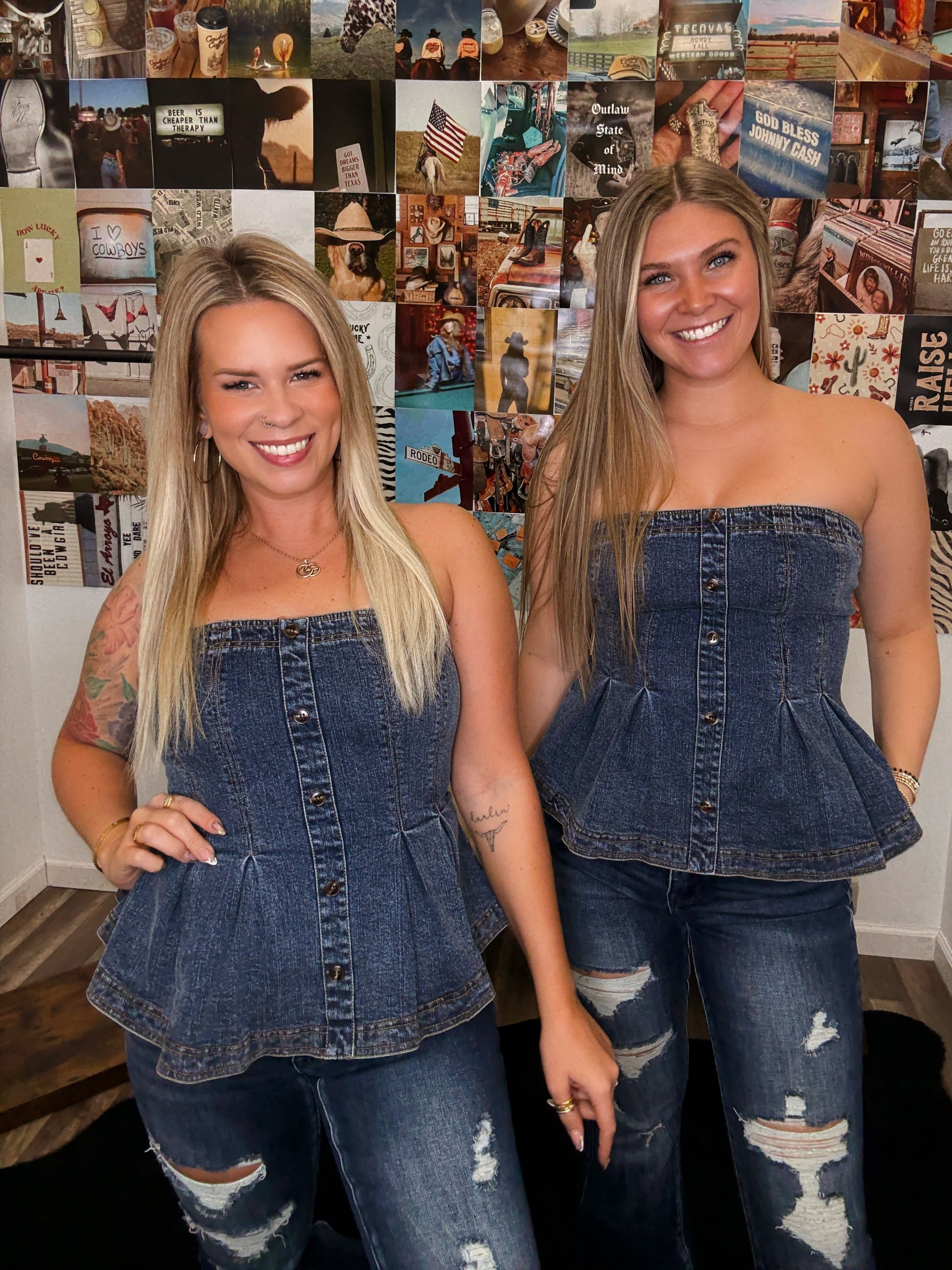 90's Baby Peplum Top