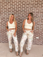 The Merrit Floral Patchwork Pants