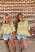 The Bates Yellow Stripe Top