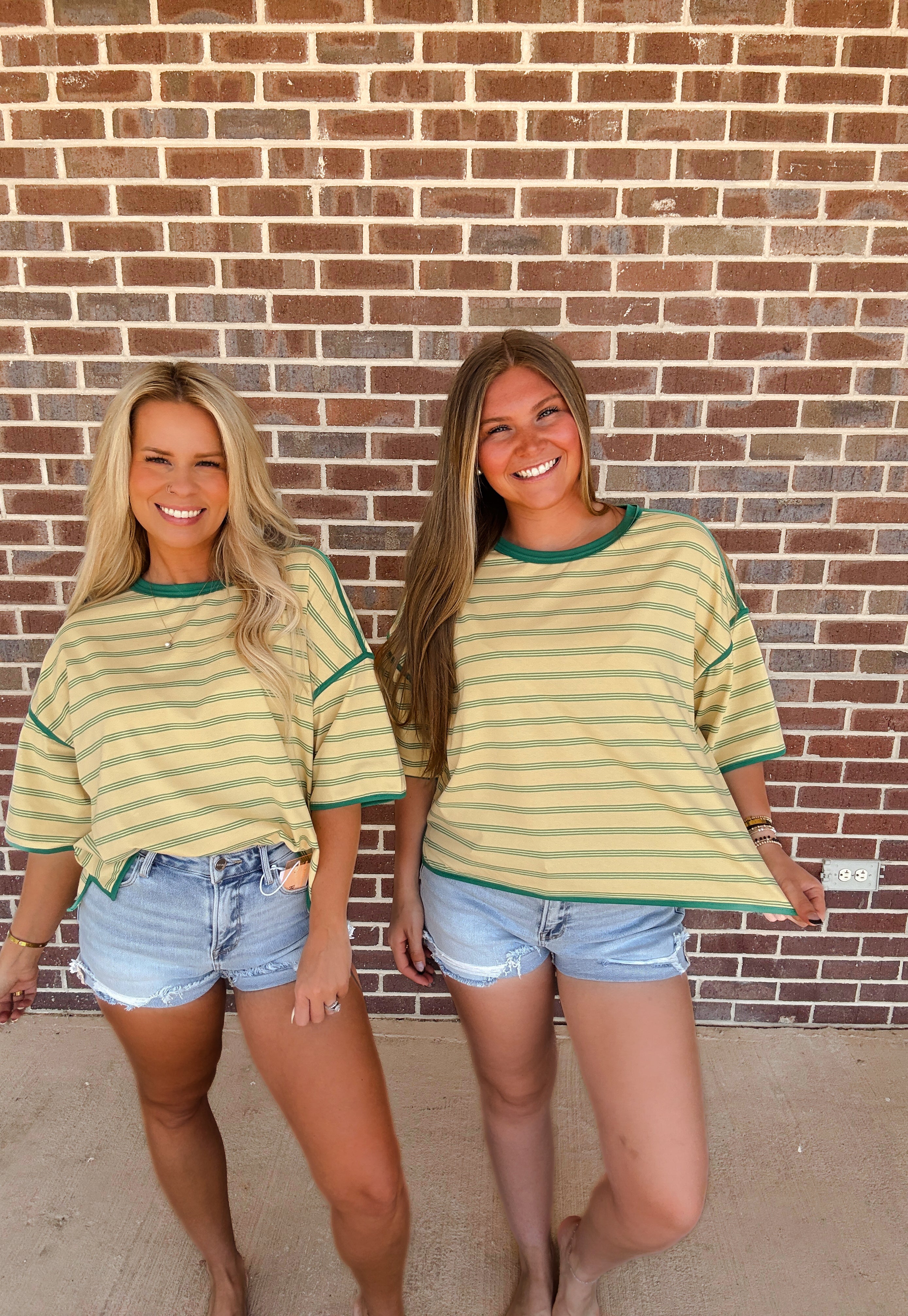 The Bates Yellow Stripe Top