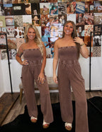 Forevermore Jumpsuit- Chocolate