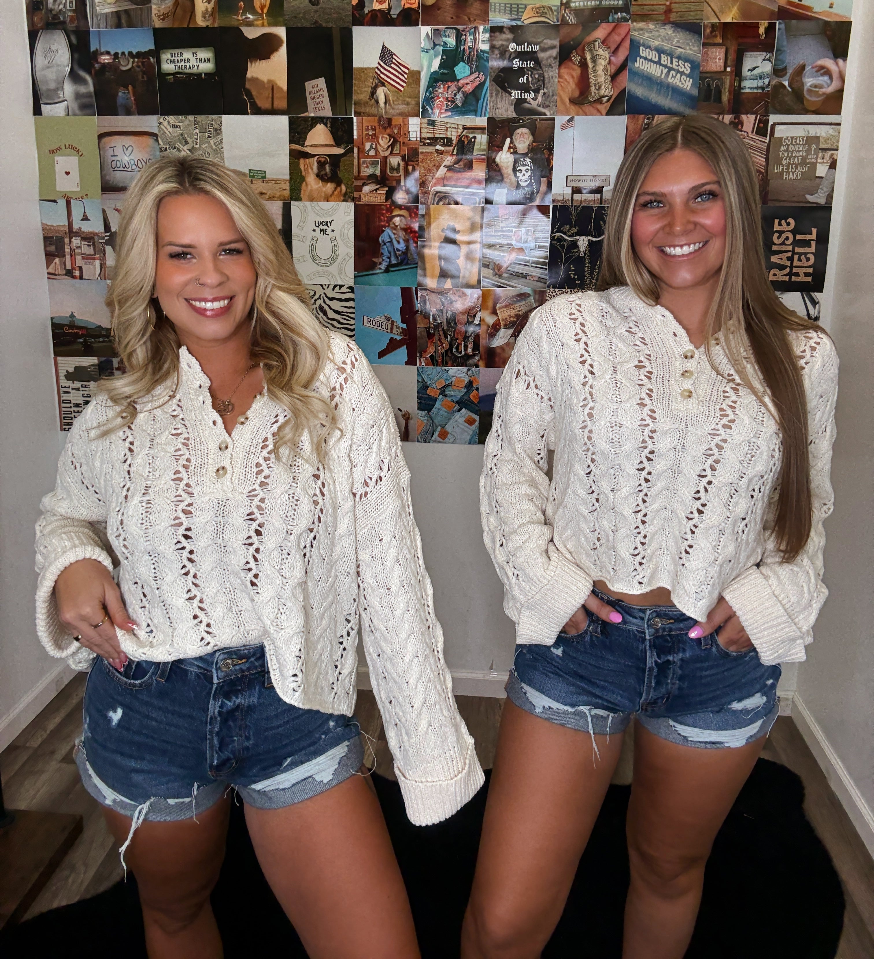 The Ivy Sweater- Cream