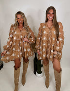 Hampton Dress- Mocha