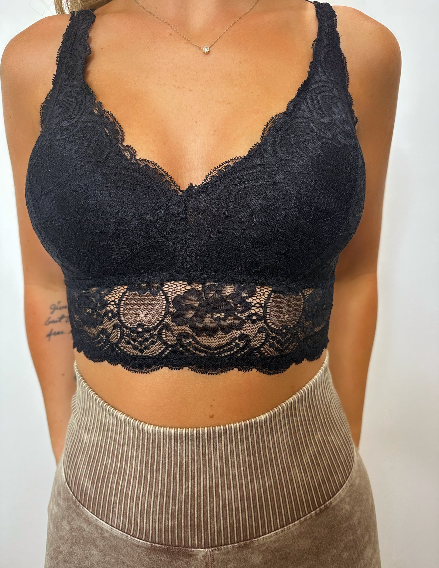 The Lacie Bralette- Black