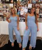Dusty Denim Jumpsuit