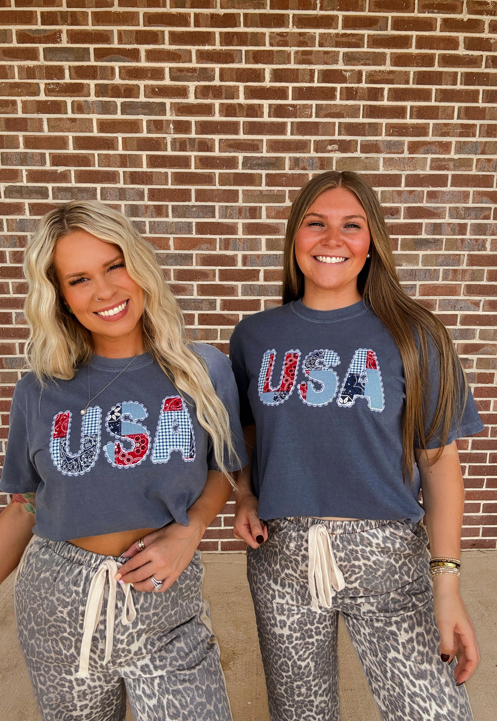 Embroidered USA tee