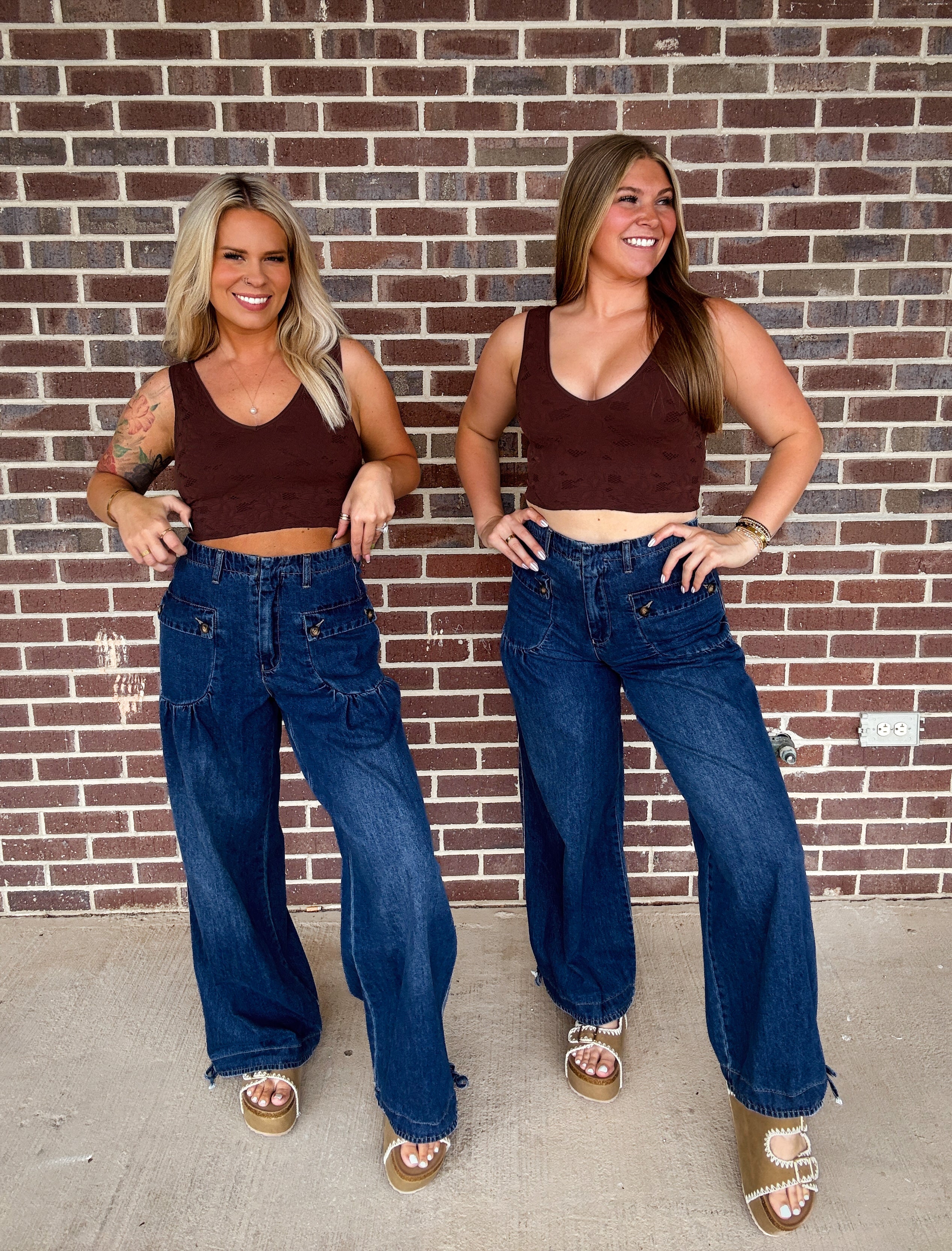 The Aspen Balloon Denim Pants
