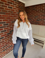 The Knox Pullover in white