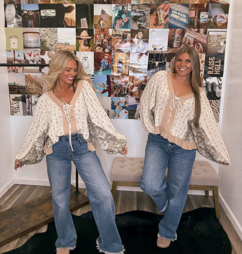 The Ellie Top- Natural