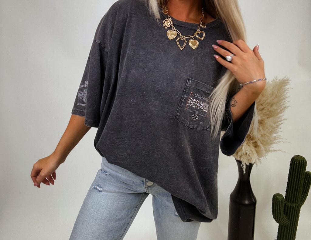 Legendary Motorcycles upcycled tee