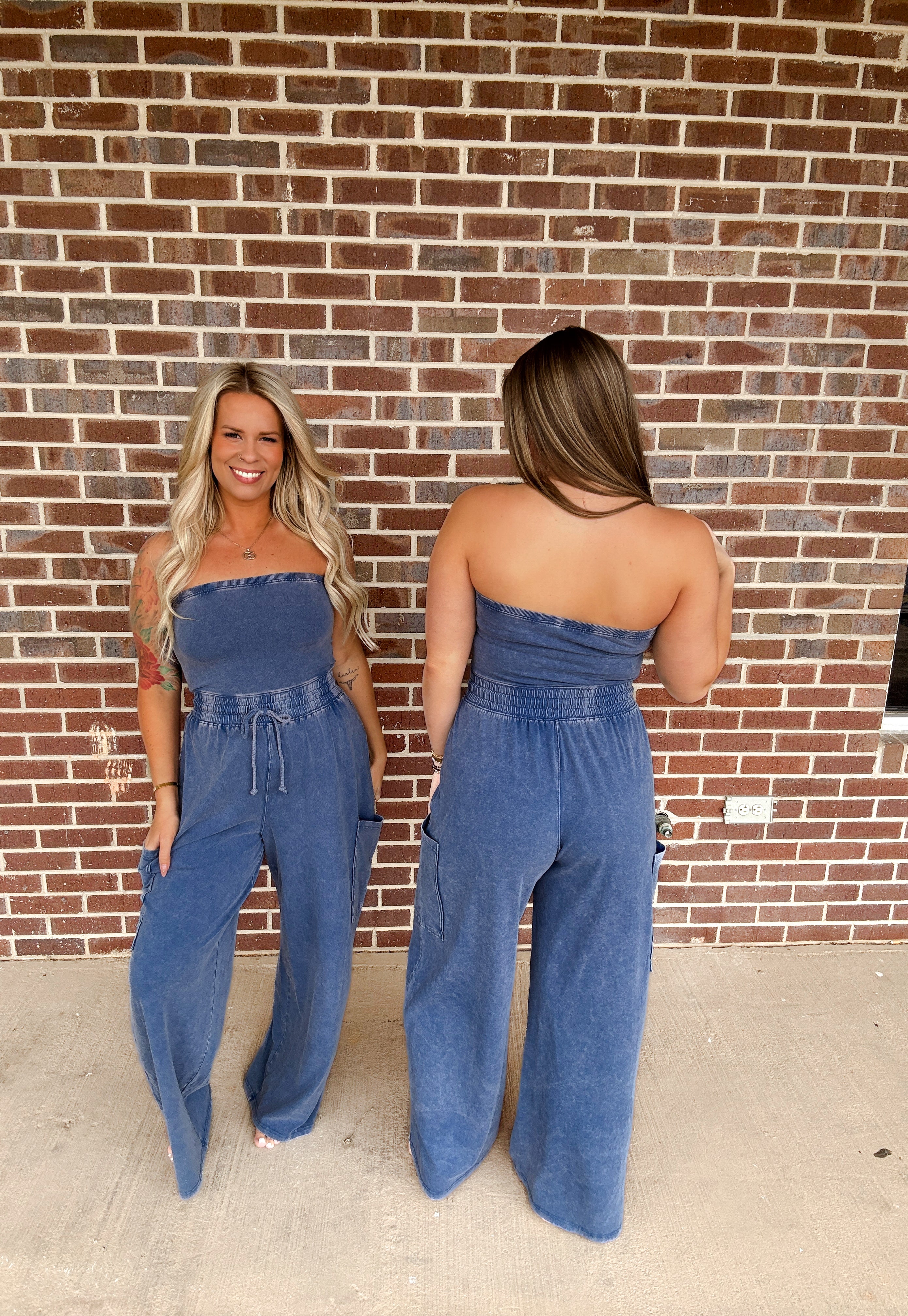 Forevermore Jumpsuit- Navy