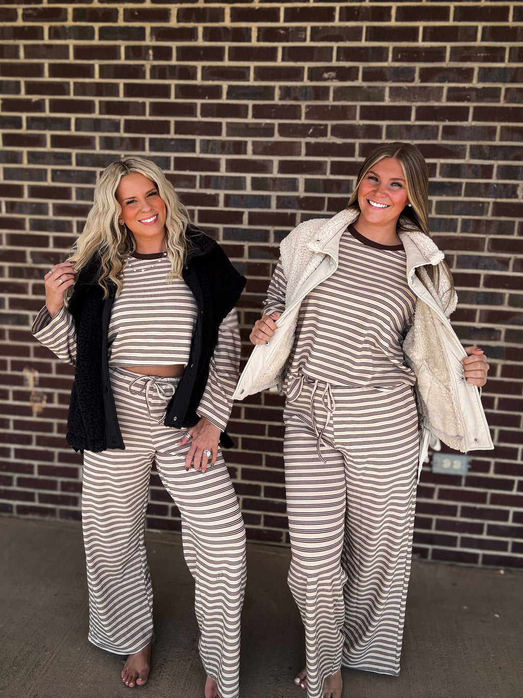 The Scarlett Stripe Set