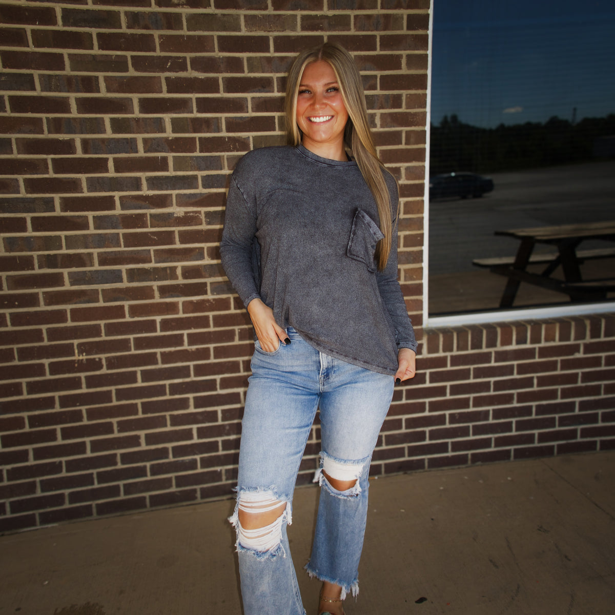 Its the Weekend Pocket Sleeve Top