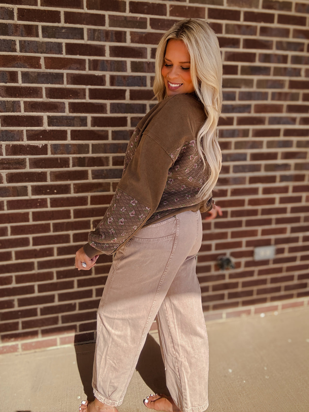 The Boone Quilted Pullover