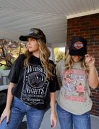 Long Live Cowboys distressed tee