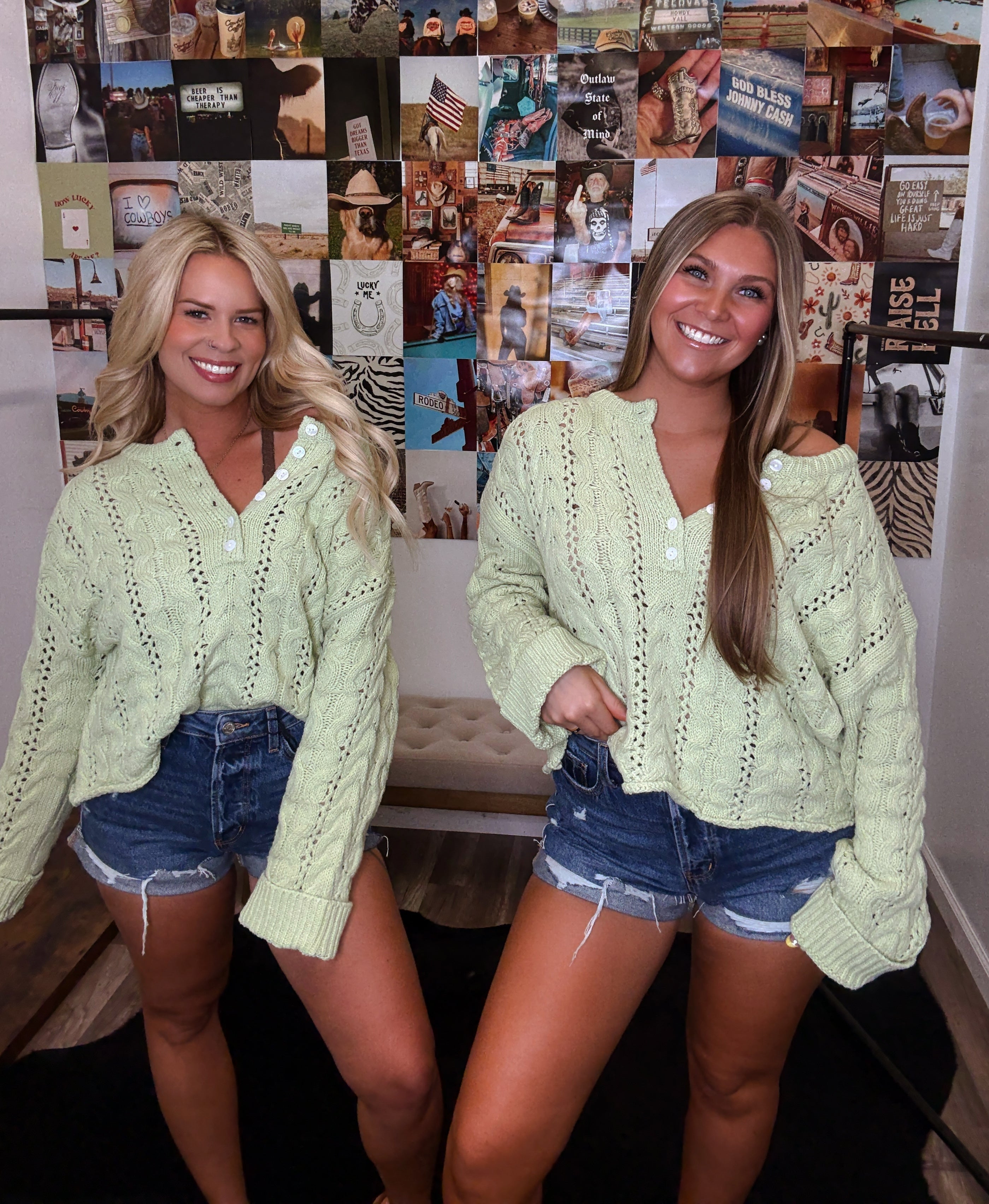 Fresh Picks Cable Knit Sweater