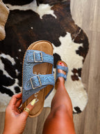 The Lainey Sandals- Denim