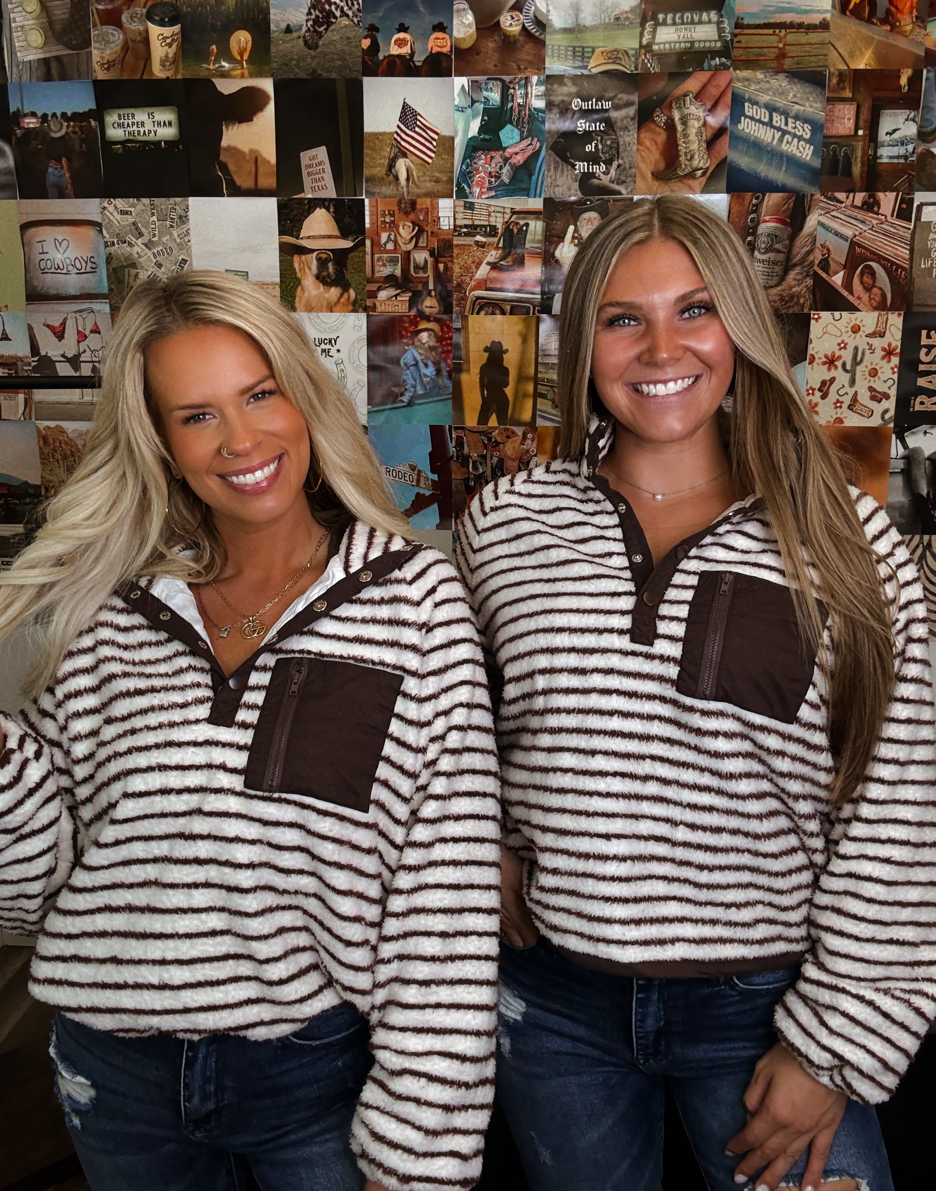Things To Do Striped Pullover
