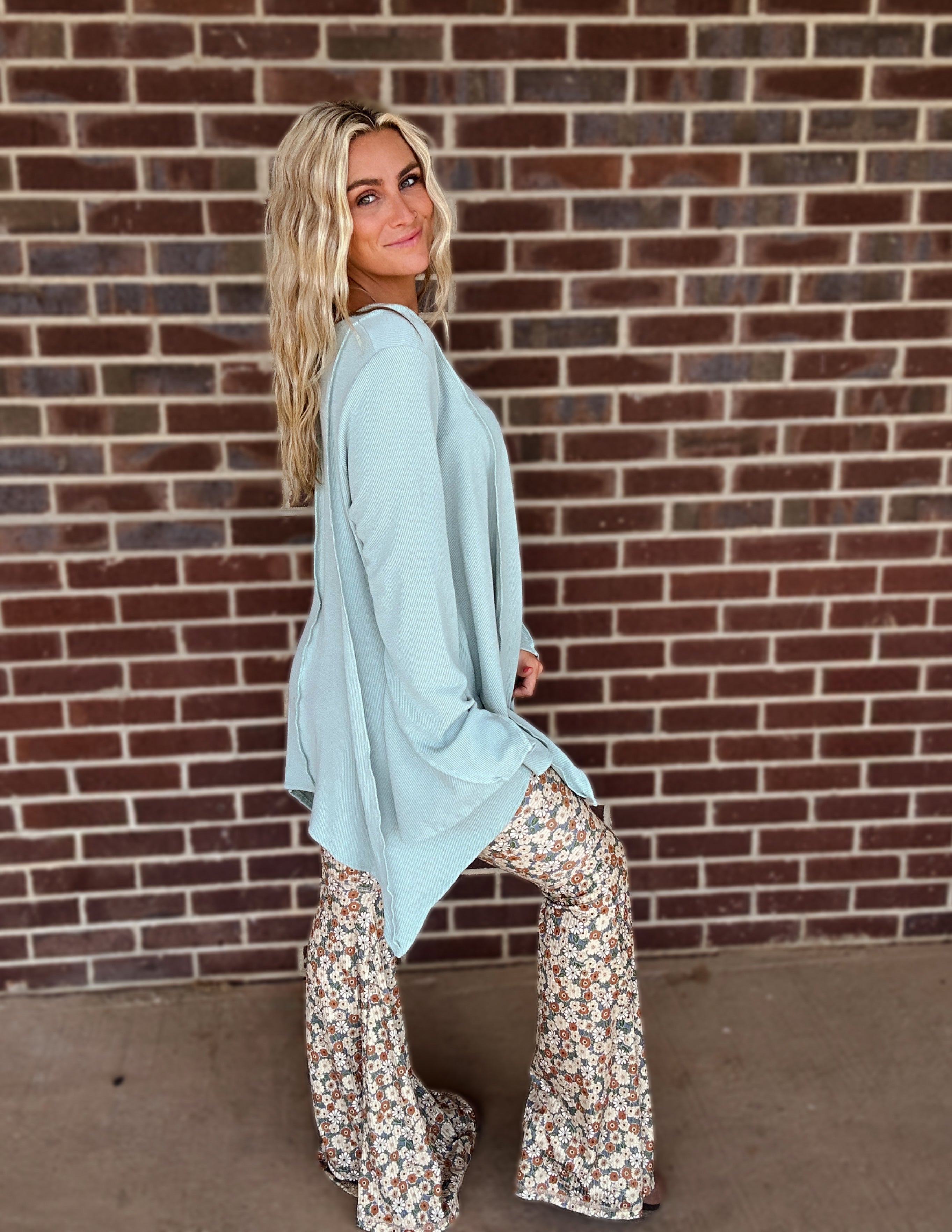 Southern bell sleeve top