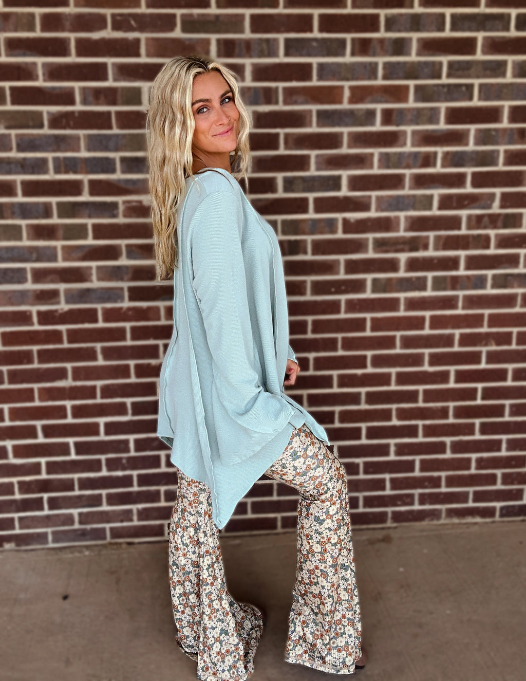 Southern bell sleeve top