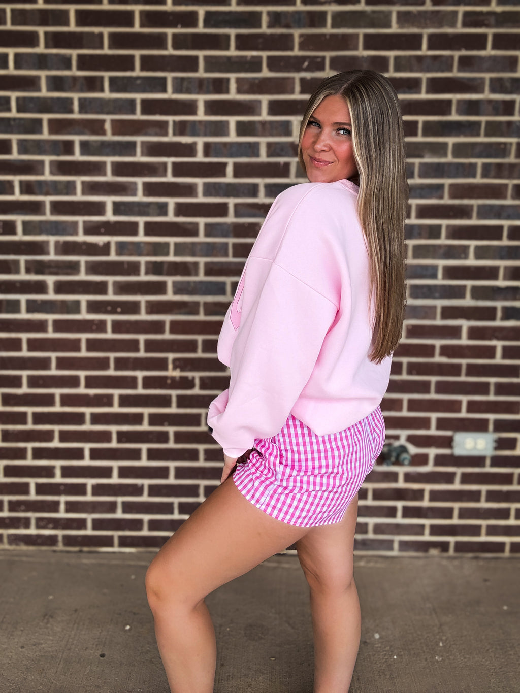 Bubble Gum Pink Mockneck