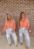 The Dolly Coral Top