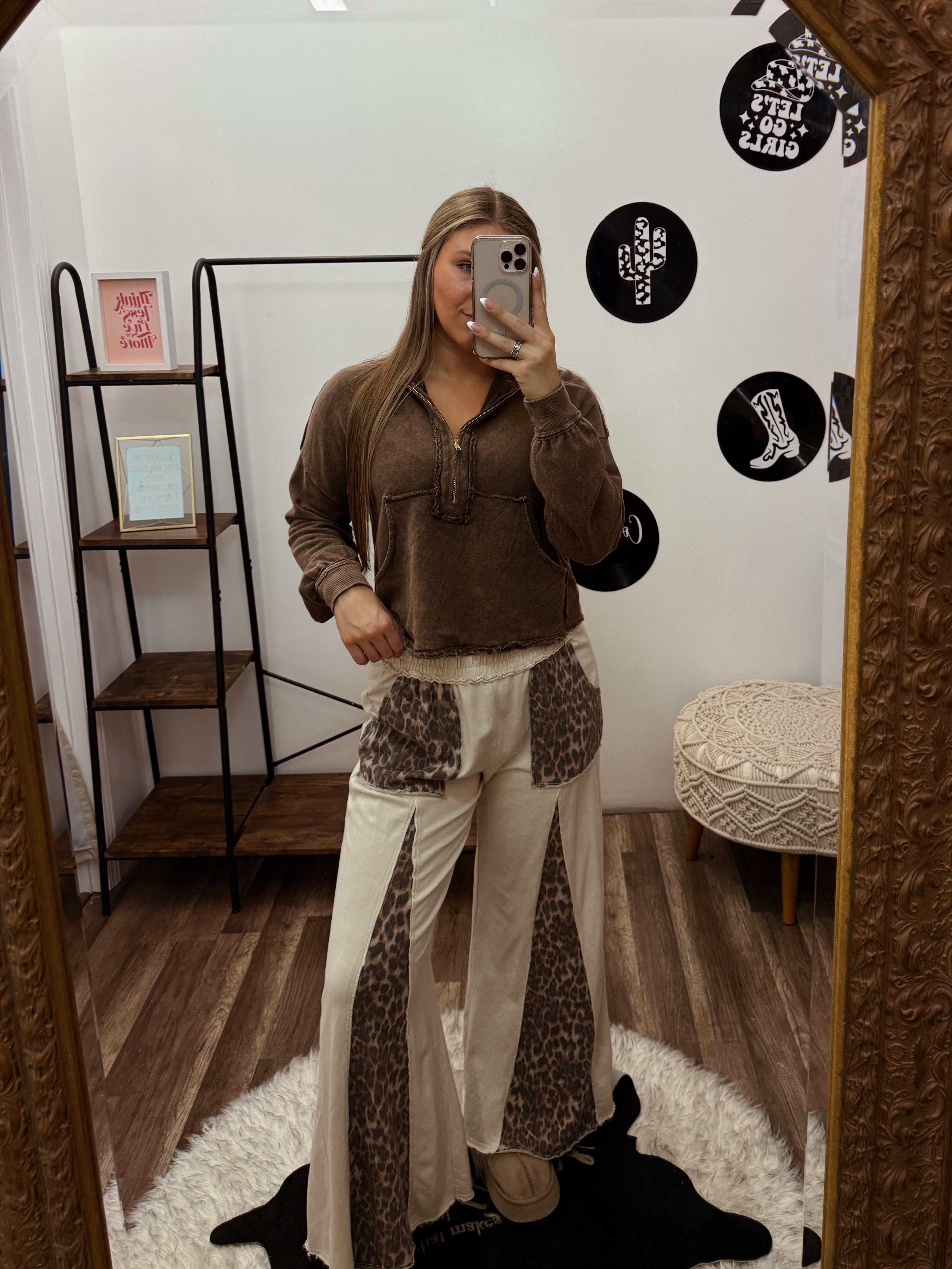 The Conley Waffle Knit Top