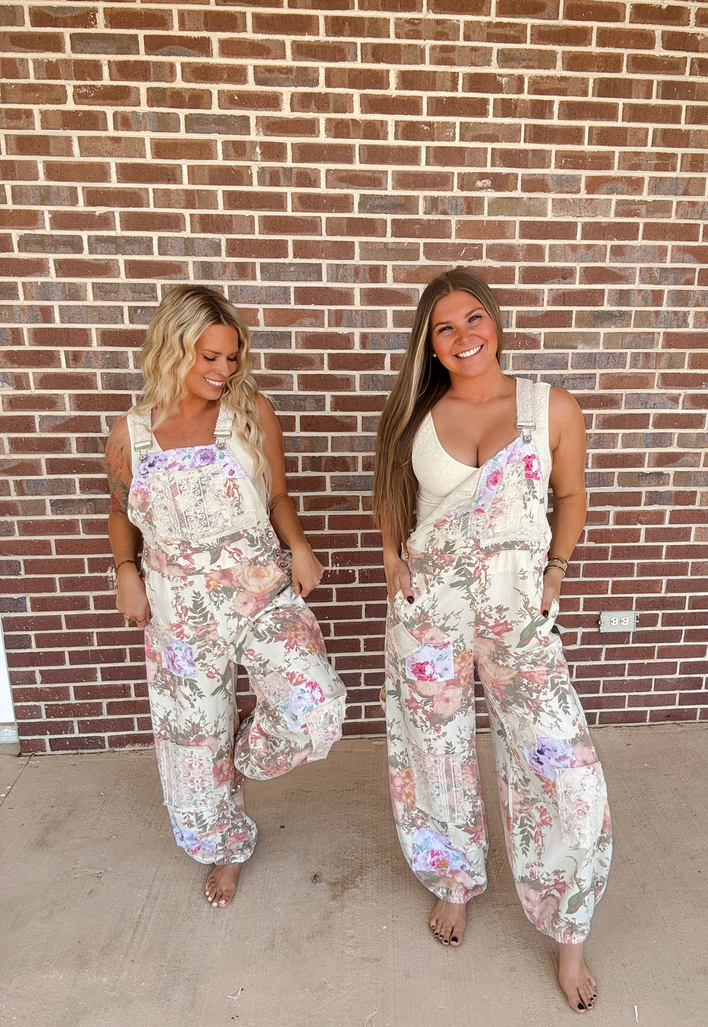 The Lottie Floral Overalls