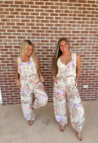 The Lottie Floral Overalls