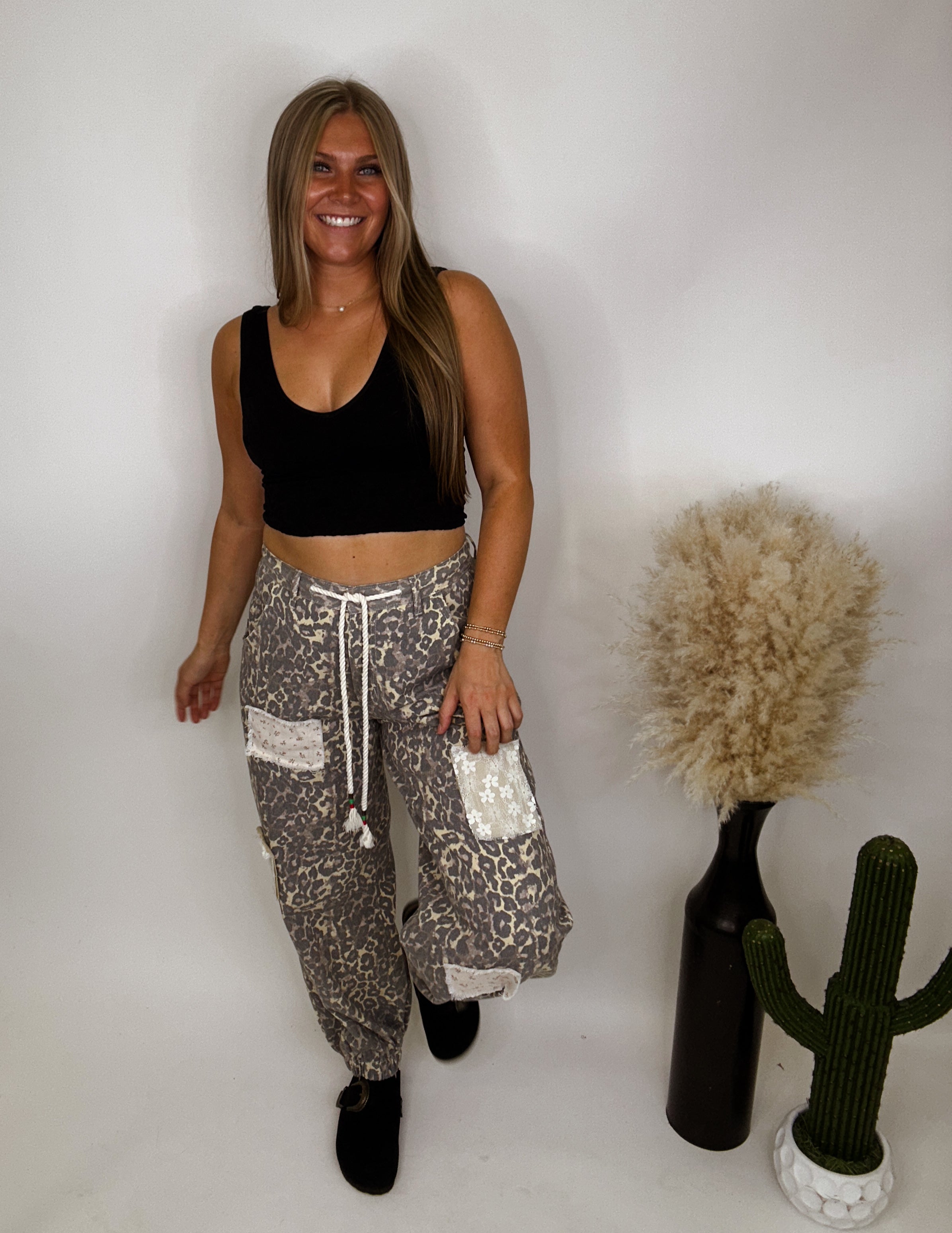 The Carter Leopard Joggers