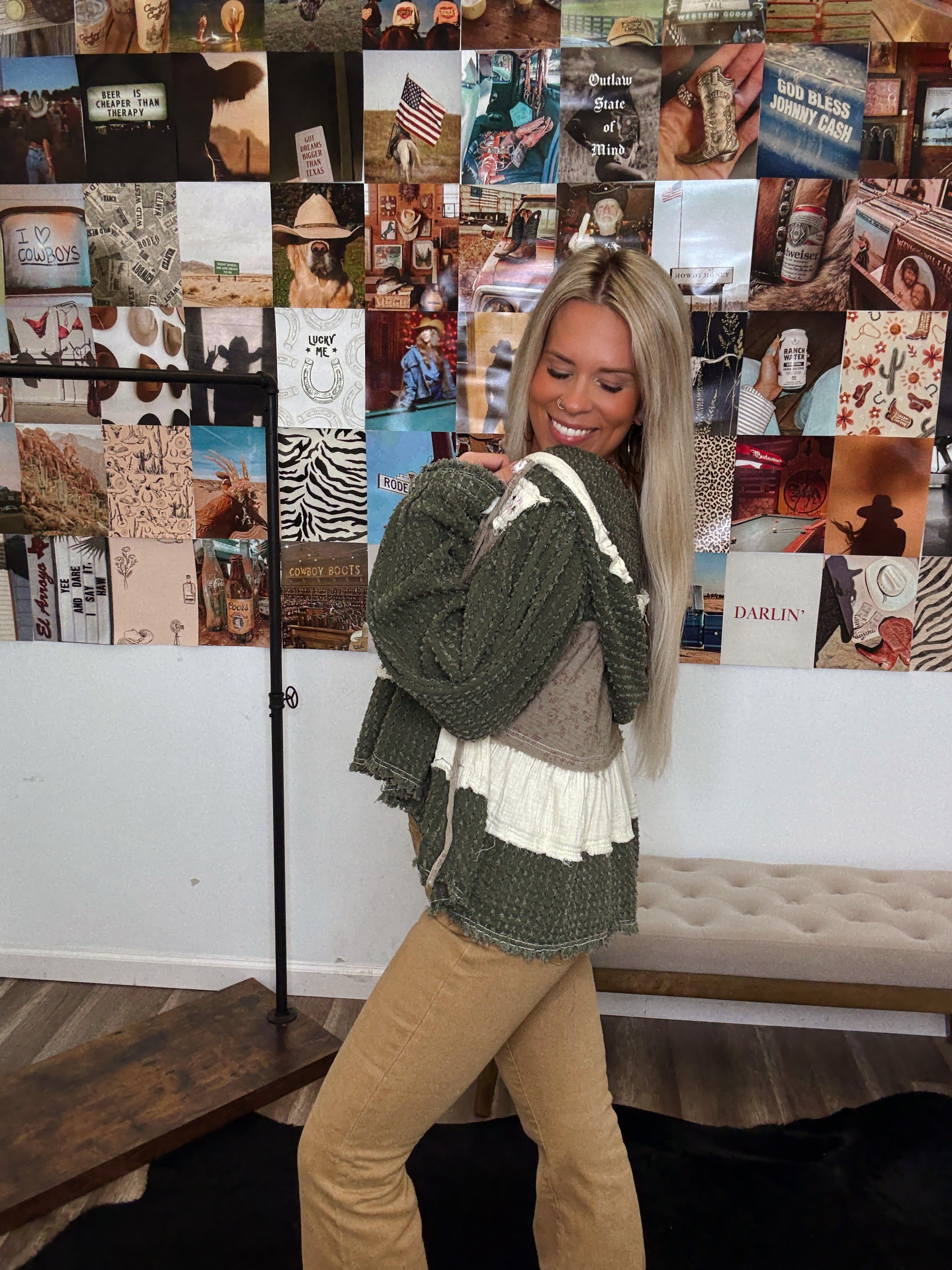 The Lanie Patchwork Pullover