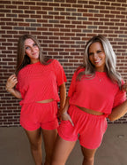It's The Weekend Set- Coral