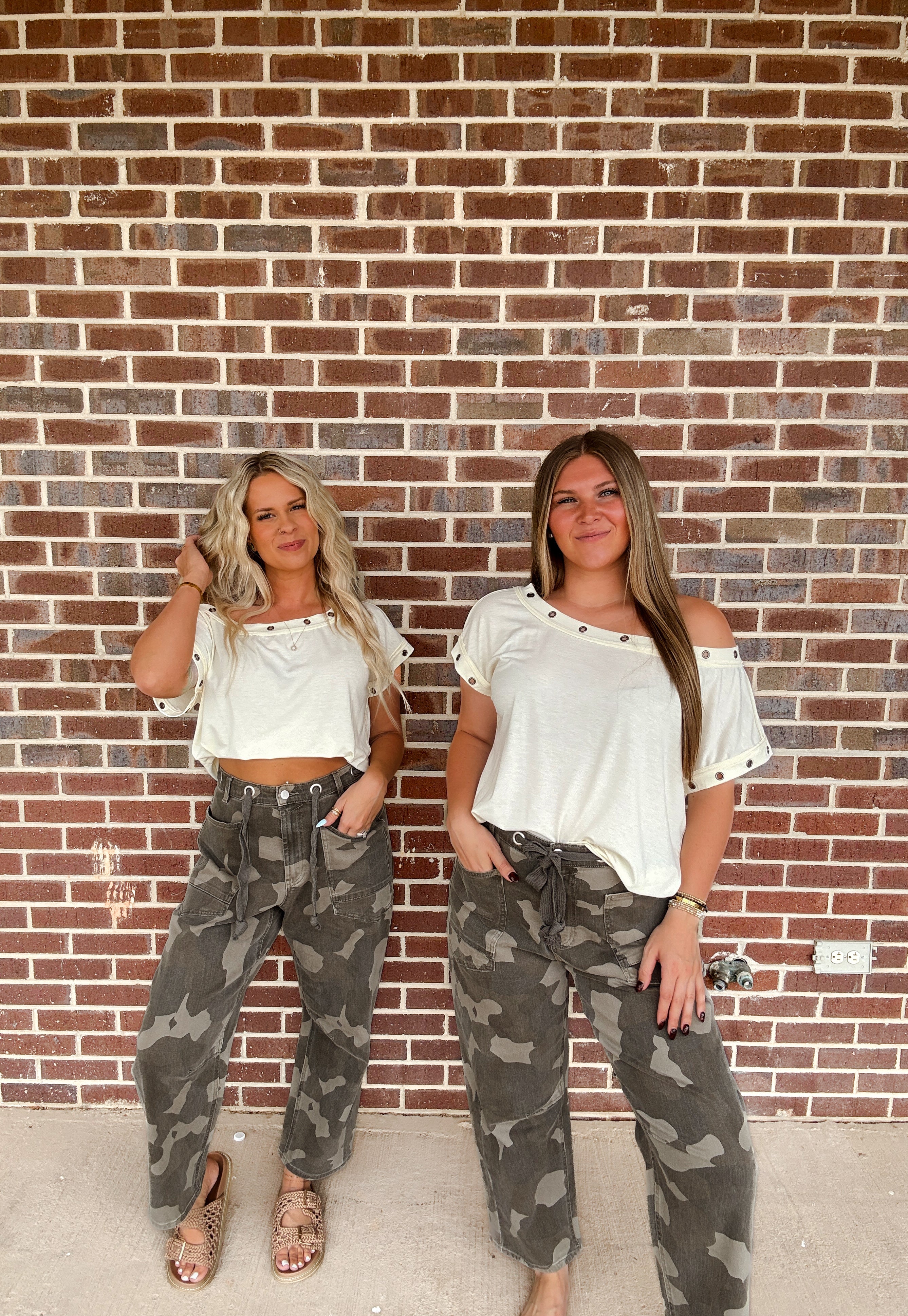 Waiting On You Eyelet Top