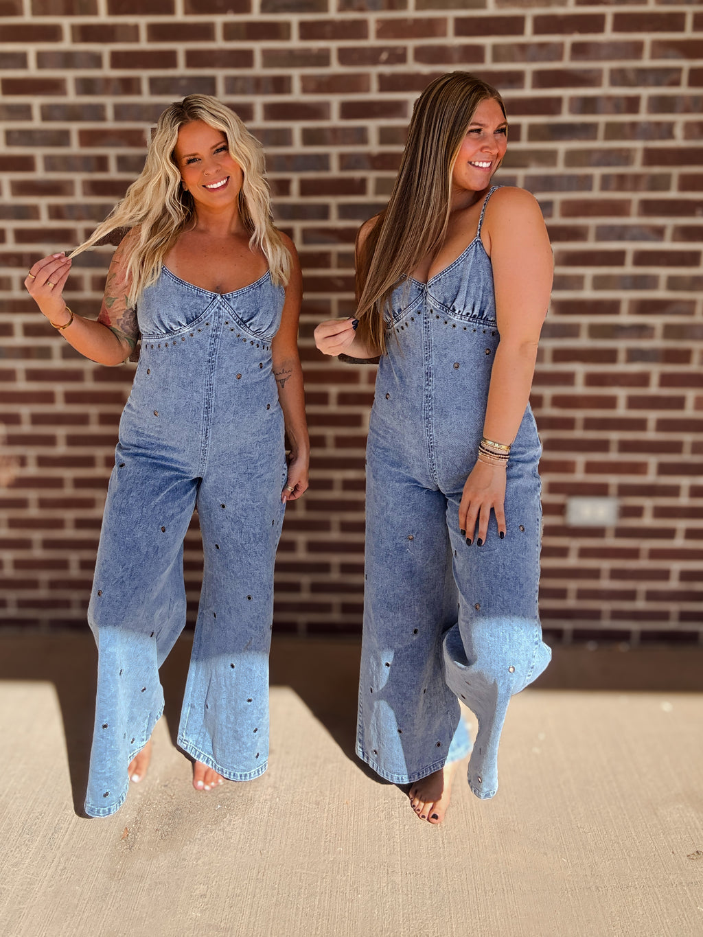 The Goldie Denim Jumpsuit
