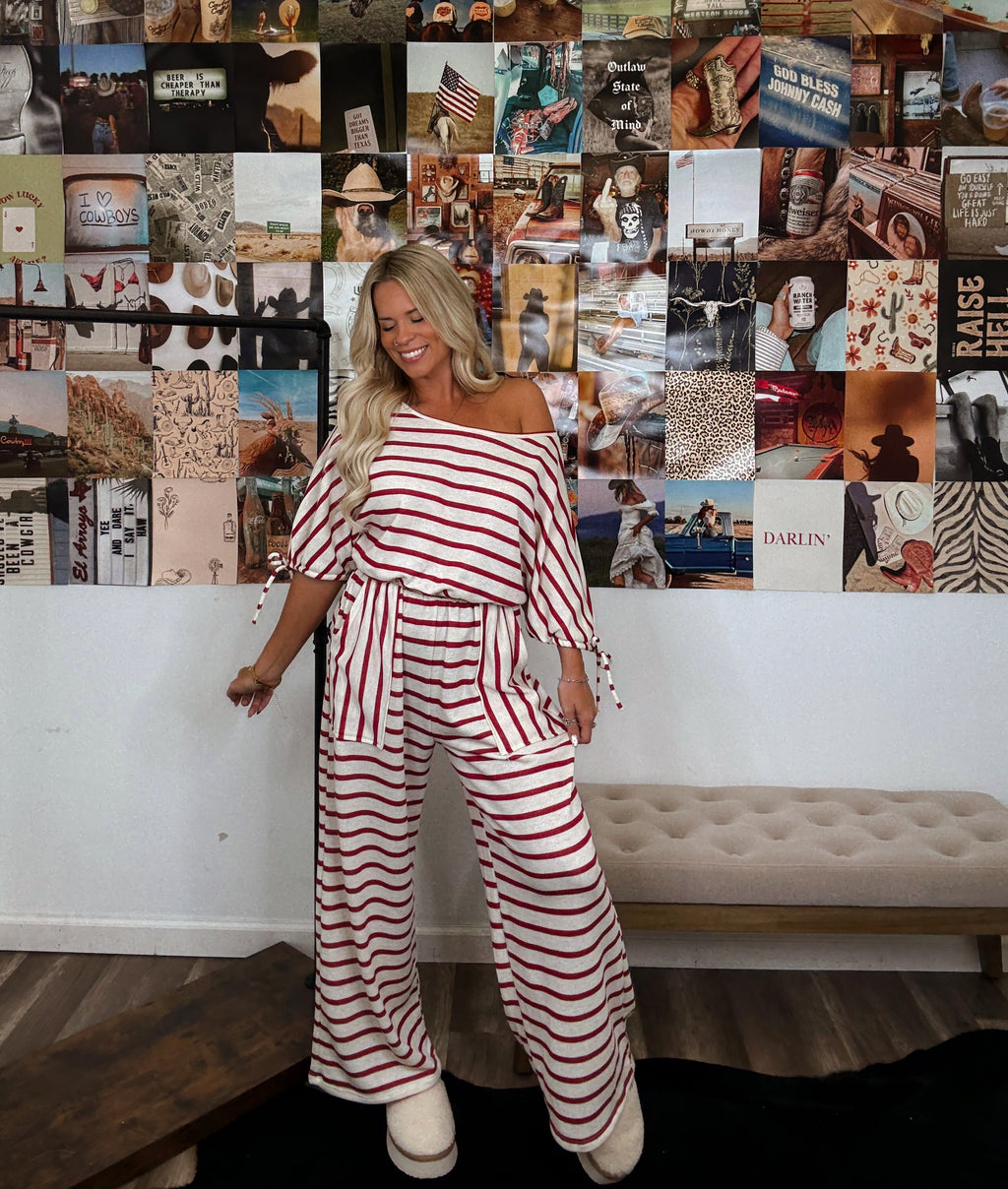 Hayden Jumpsuit- Red