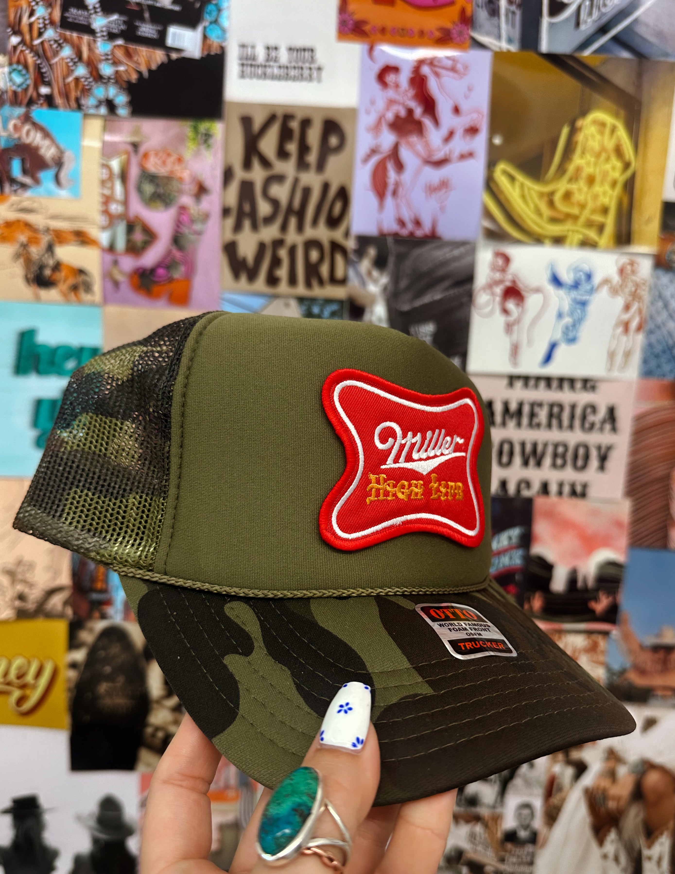 High life trucker hat