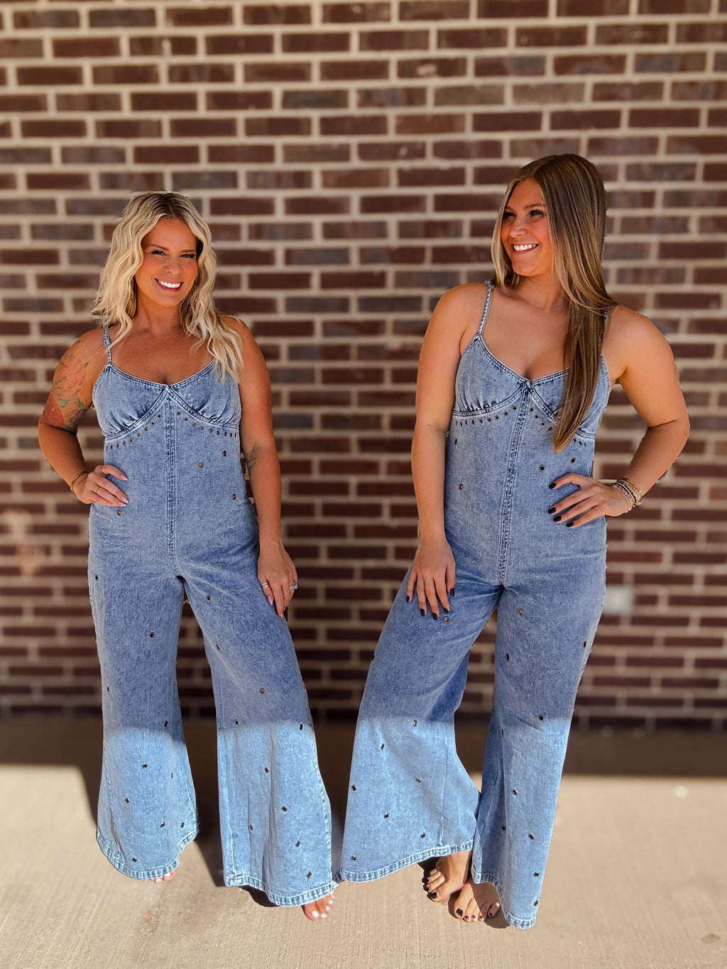 The Goldie Denim Jumpsuit