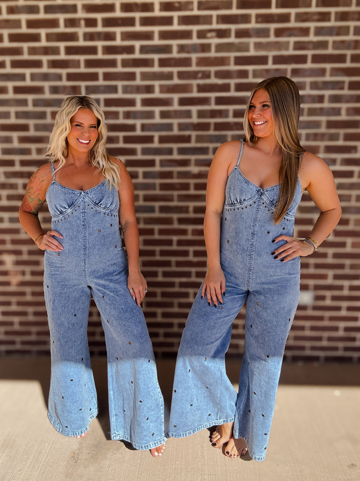 The Goldie Denim Jumpsuit