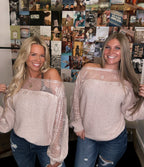 Prosecco Lace Top