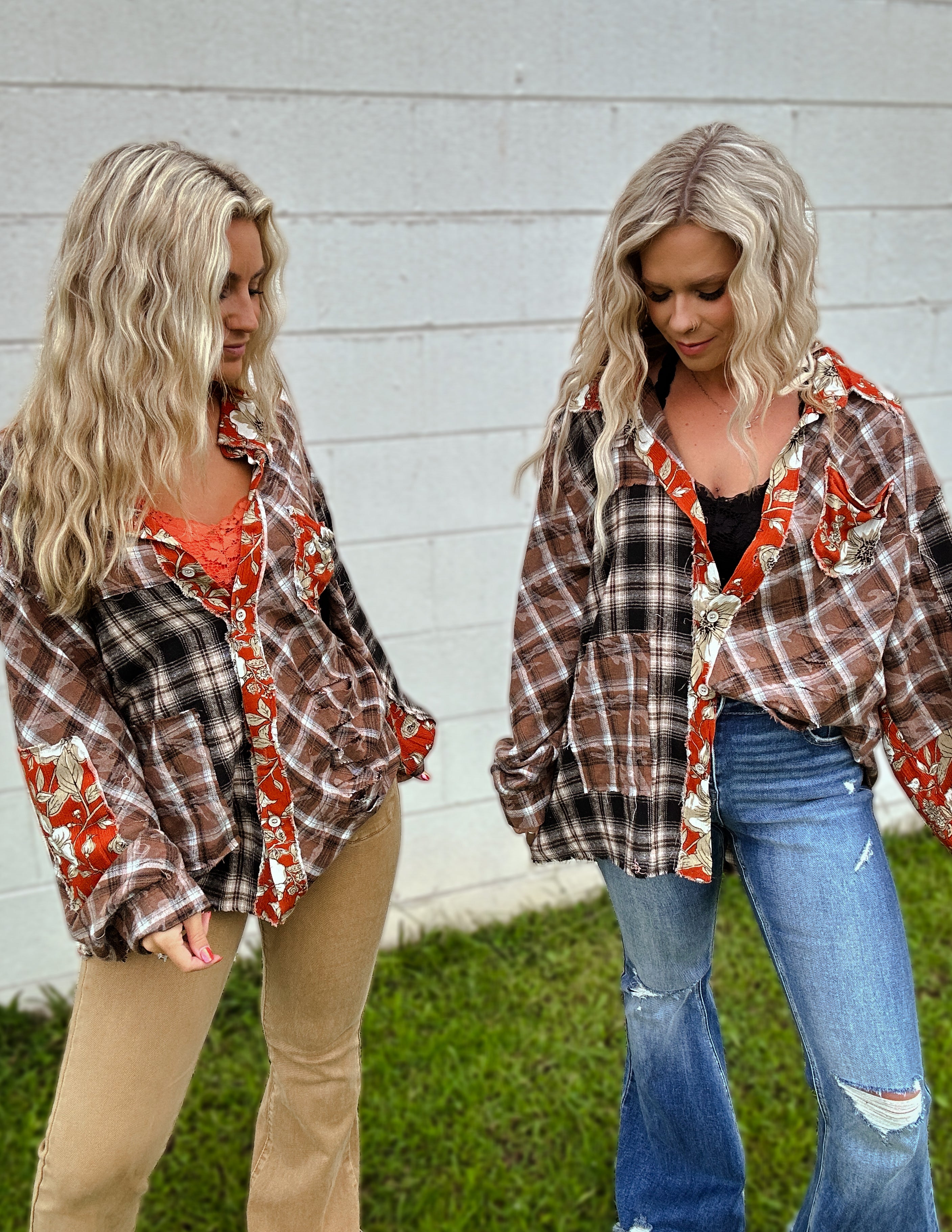 The Blakeley Distressed flannel