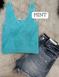 The Sunny seamless tank- mint