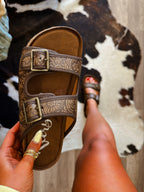 The Lainey Sandals- Chocolate