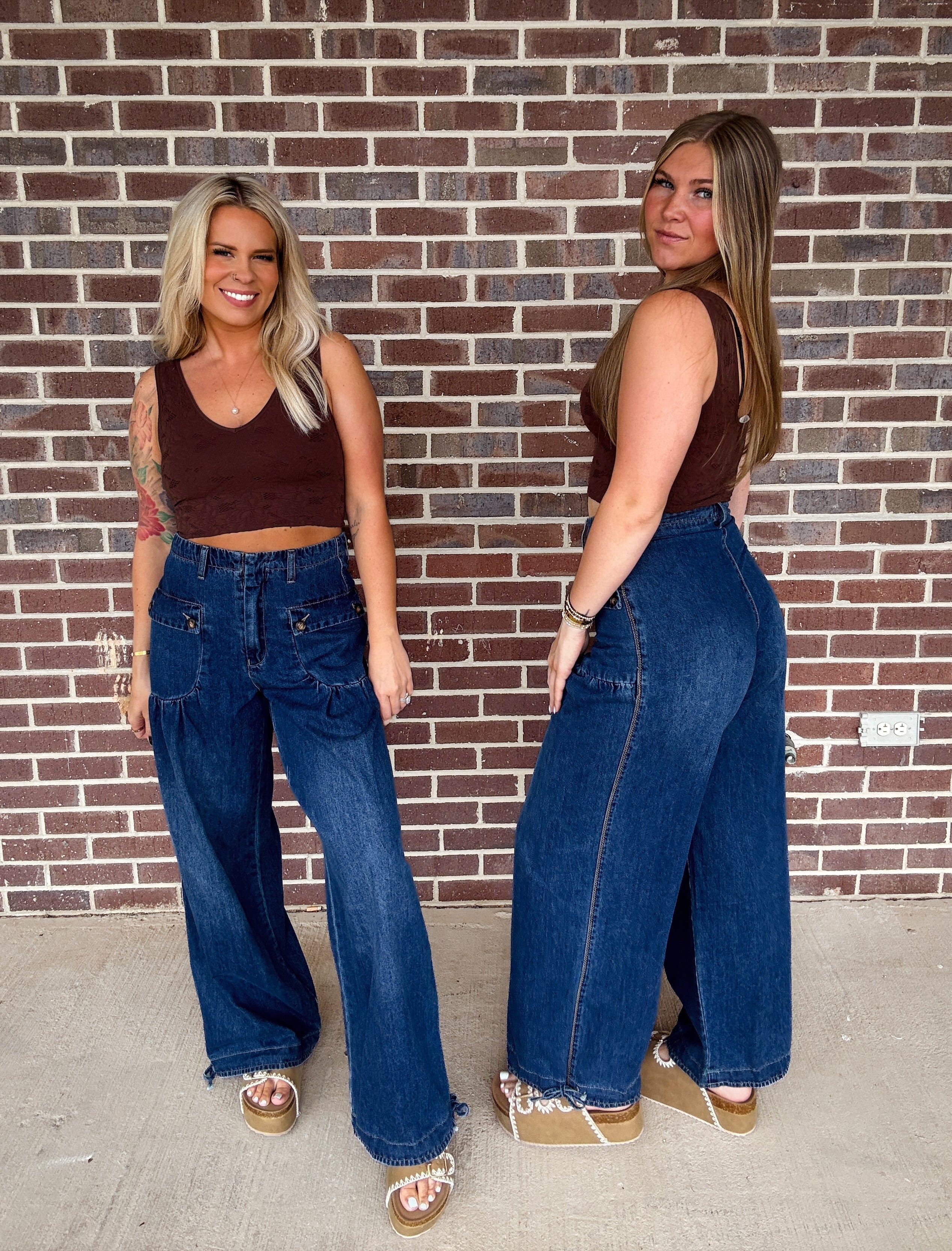 The Aspen Balloon Denim Pants