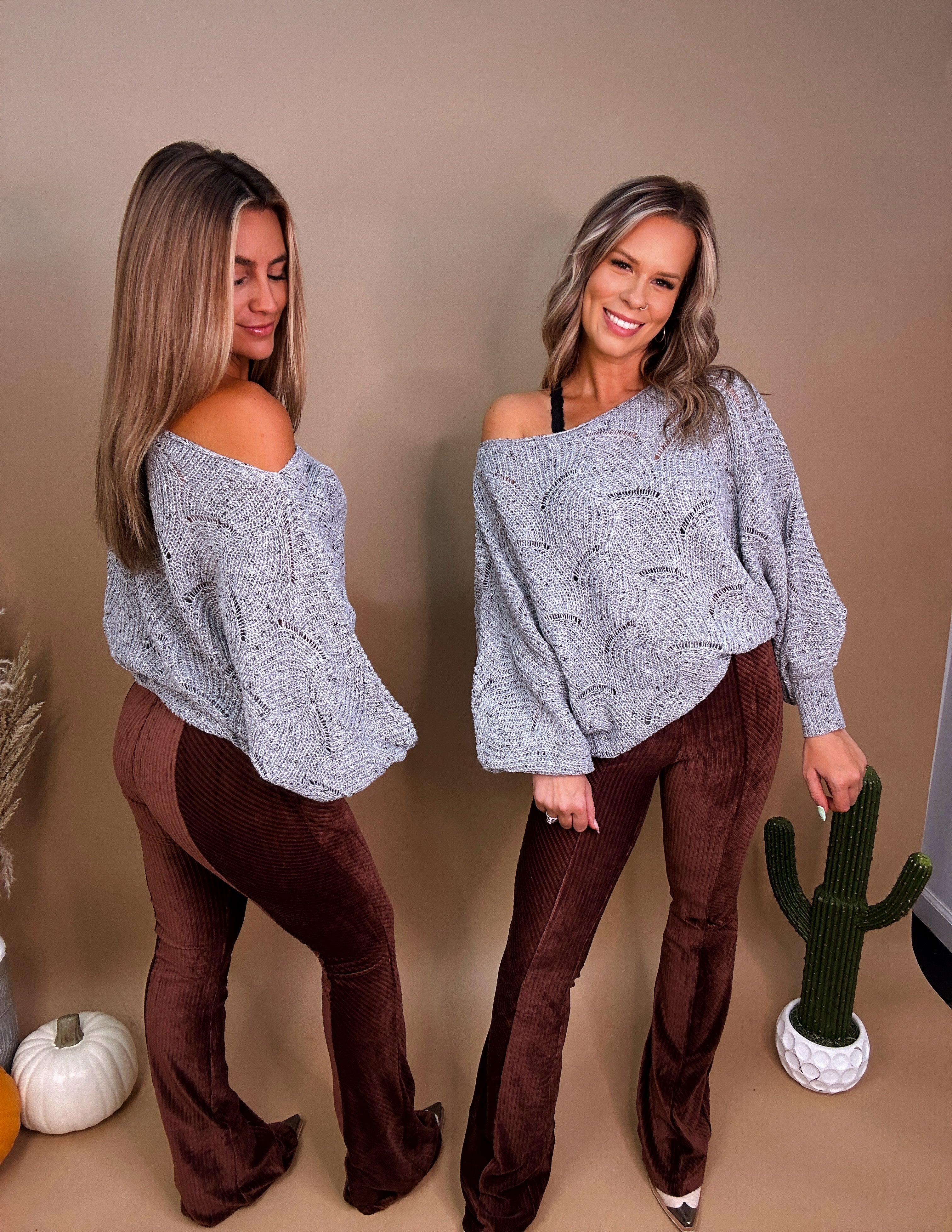 The Layla Sweater- Gray